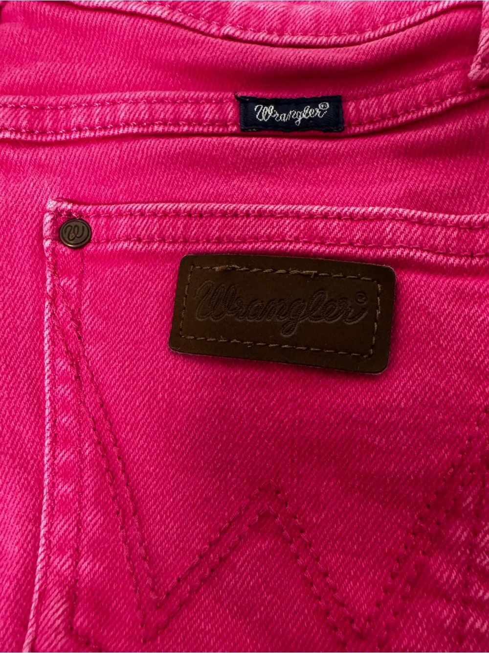 Wrangler Girls Slim Bootcut Jeans Hot Pink 10 Slim with Adjustable Waist Western